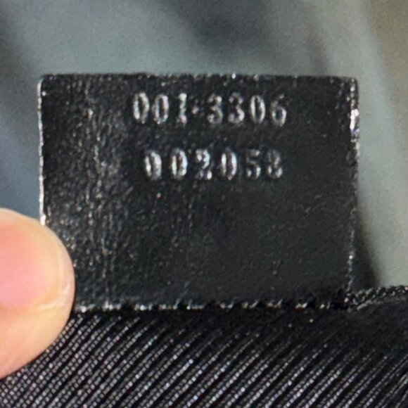 GUCCI GG CANVAS Vintage Jackie O Black Small - Picture 5 of 11